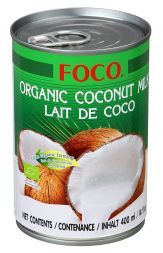 Органическое кокосовое молоко 10-12% FOCO (400 мл)