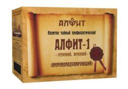Напиток чайный профилактический № 01 Иммуномоделирующий (60 брикетов по 2 г), Алфит