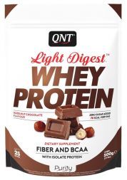 Протеин QNT Light Digest Whey, шоколад-лесной орех (500 г)