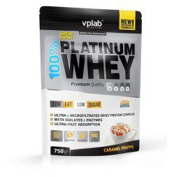 Протеин VpLab Platinum Whey, карамель (750 г)