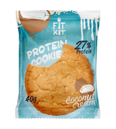 Печенье протеиновое FIT KIT Protein Cookie (Кокосовый крем) (40 г)