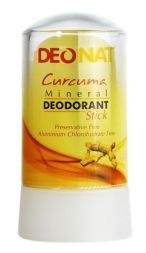 Дезодорант-Кристалл с Куркумой, стик желтый (60 г), DeoNat