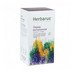 Чай из трав &quot;Заряд витаминов&quot;, в пакетиках Herbarus (24 пак)