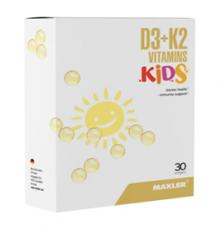 Maxler D3 + K2 Vitamins Kids (30 кап)
