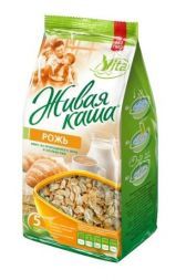 Живая каша МИКС пророщенное зерно+хлопья ржи Vita (300 г)