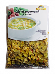 Суп гороховый с мясом Здоровая еда (70 г)