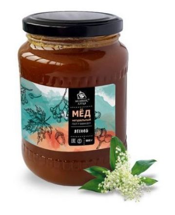Алтайский мёд натуральный Лесной (900 г), Медовик Алтая